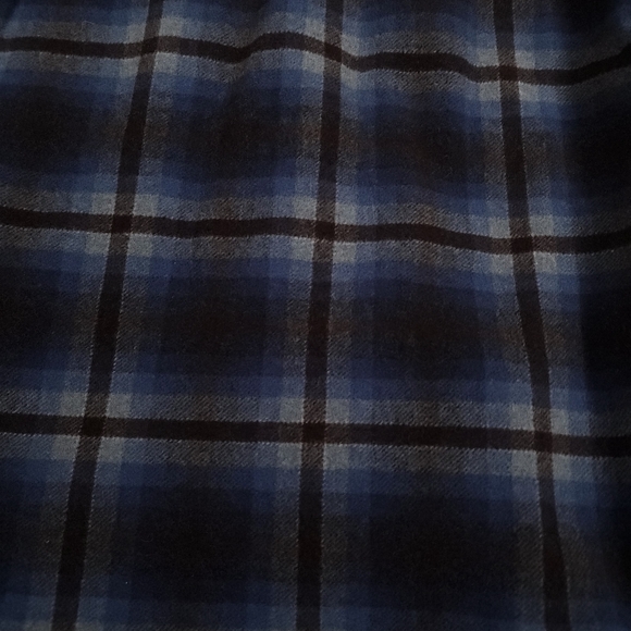 Patagonia Alder Shirt Jacket Wool Blend Fleece Lined Mens M Blue Black Rare! GUC - Picture 9 of 16